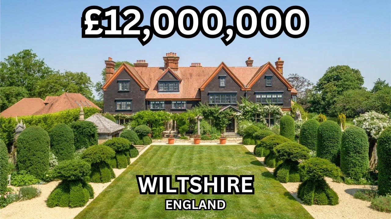 £12,000,000 Wiltshire Equestrian Country House w Pool | England Real Estate