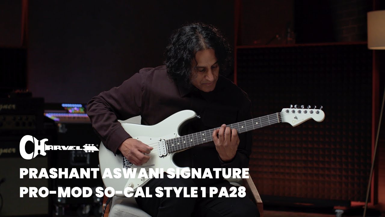 Prashant Aswani Showcases His Charvel Signature Pro-Mod So-Cal Style 1 PA28