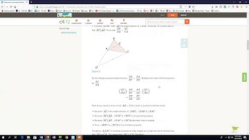 Applying Similarity and Proving the Pythagorean Theorem (Week 10 video)