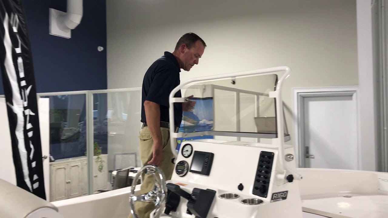 Anglers Marine NC Diamond Dealer2018 Robalo R160Walk Through YouTube