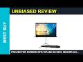 Projector Screen with Stand 60 inch Indoor and Portable Inflatable Movie Screen Outdoor Review