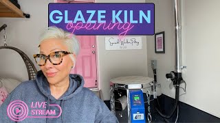 JOIN THE POTTERY PARTY 🥳 · GLAZE KILN OPENING | NEW GLAZE COMBOS REVEALED!