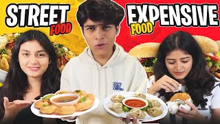 Street Food Vs Restaurant Food Challange With Kanika 