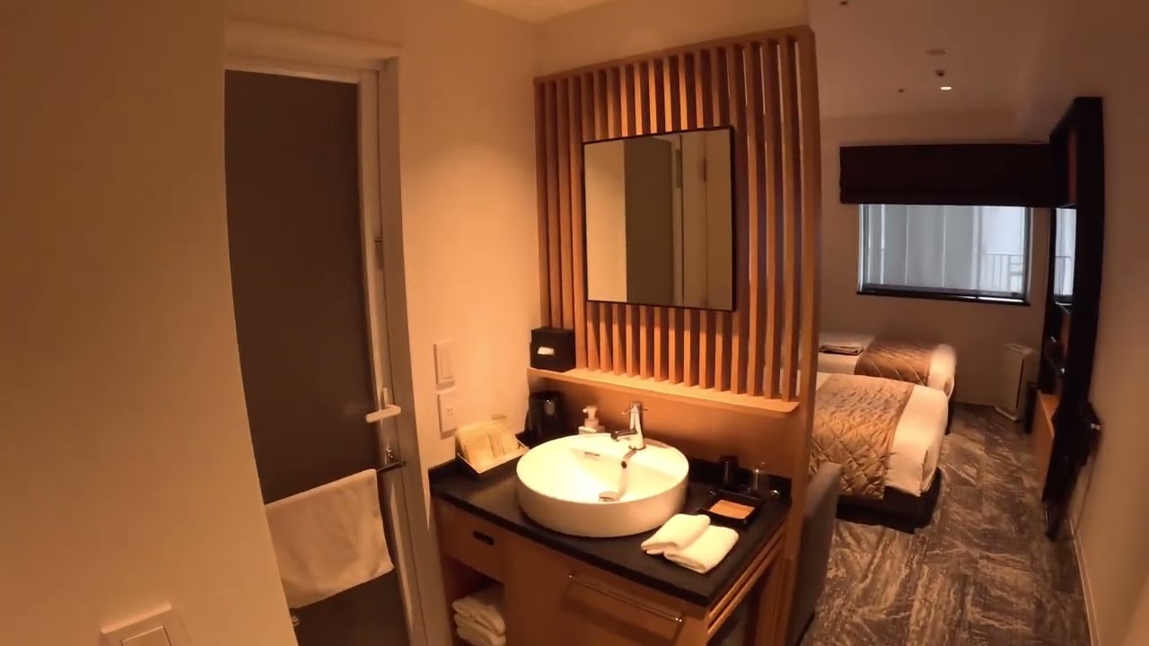 일본 오사카 숙소 Villa Fontaine Grand Osaka-Umeda Standard TwinRoom 727 빌라 퐁텐 그랜드 오사카 우메다 727호 스탠다드 트윈룸 금연 