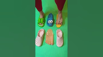 Super cool glasses sandals 🥸👀giant sandals 👡 🩴 #love #slippers #viralvideo #trending