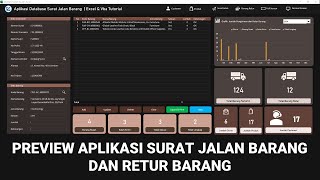 FULL TUTORIAL PEMBUATAN APLIKASI SURAT JALAN BARANG , RETUR BARANG, DAN REKAP DATA PENGIRIMAN