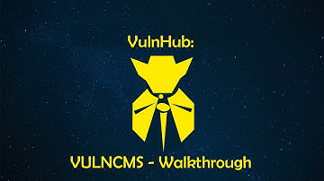 VulnHub VULNCMS - Walkthrough