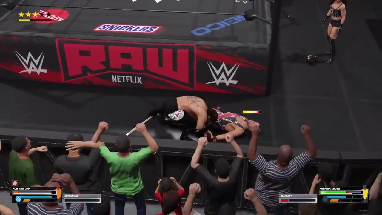 RAW-AJ STYLES VS EDGE MAINEVENT 🔥TURN YOUR FAV MUSIC ON💆 AN FOLLOW420👊 (Part 1/4)