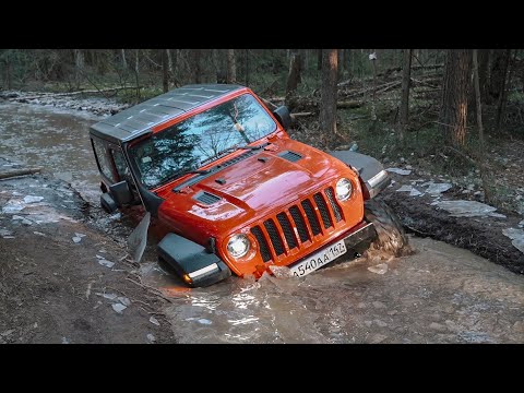 Видео: Утопил Wrangler на первом же выезде.