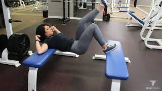 Foot and Shoulder Elevated Single Leg Hip Thrust
