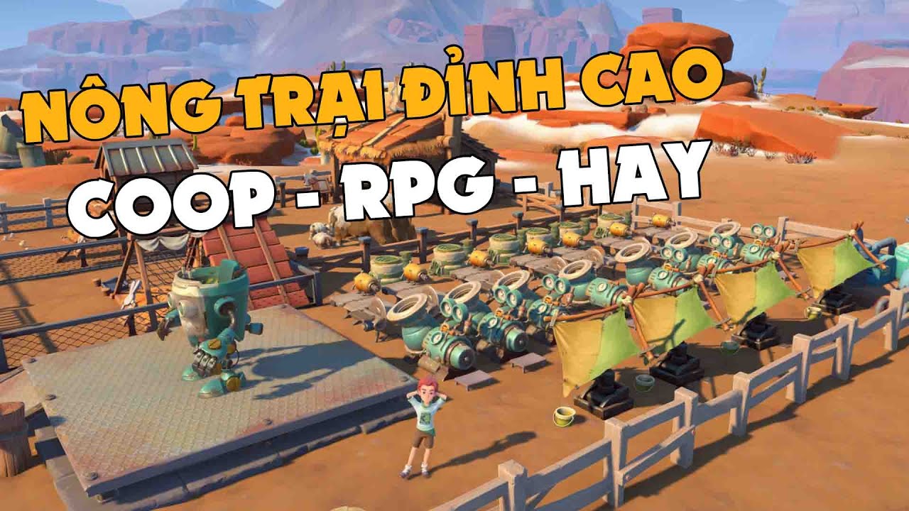 Review Game Nông Trại Đỉnh Cao RPG Coop Sắp Ra Mắt | My Time At Sandrock