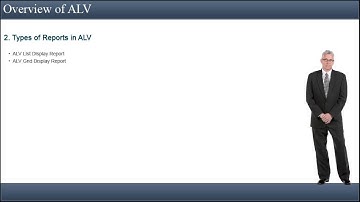 Overview of ALV - SAP ABAP