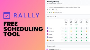 Rallly: Free Online Meeting Scheduling Tool