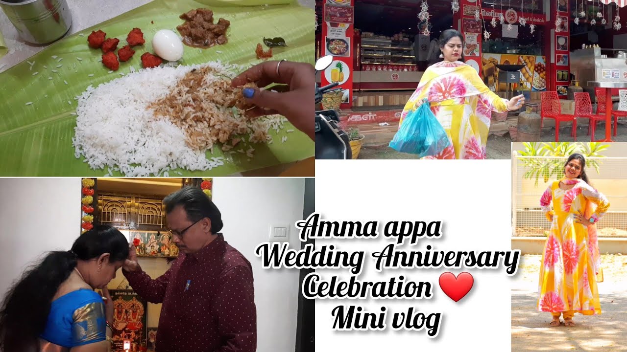 Amma Appa Wedding Anniversary Celebration vlog YouTube amma-appa-wedding-anniversary-celebration-vlog-youtube