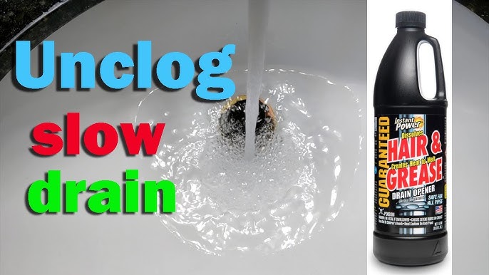 The best drain clog remover - Instant Power - Hair and Grease