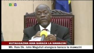 Magufuli atangaza Baraza la Mawaziri