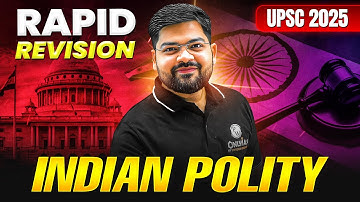 Complete INDIAN POLITY in 1 Hour || Rapid Revision || PW UPSC 🔥