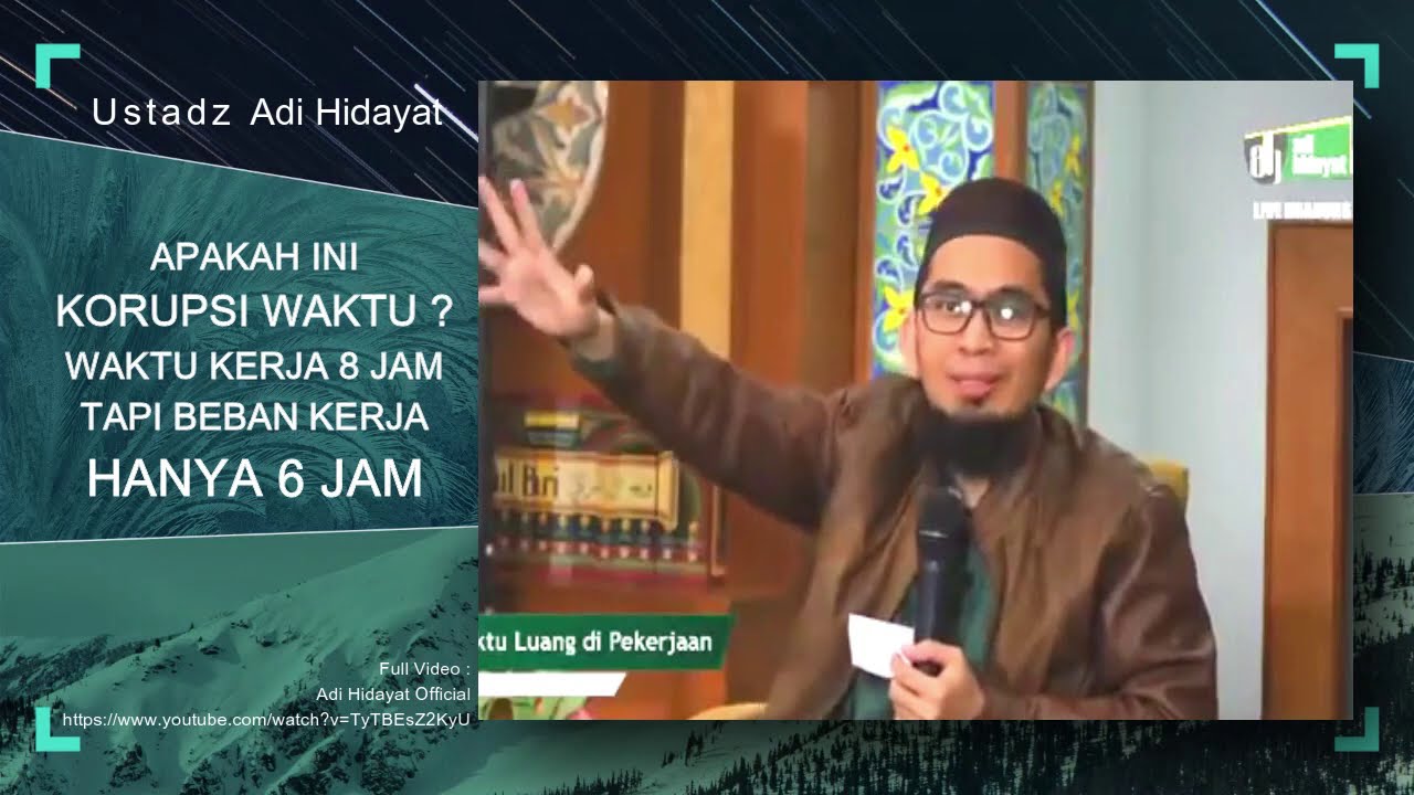 Apakah Ini Korupsi Waktu, Waktu Kerja 8 Jam Tapi Beban Kerja Hanya 6