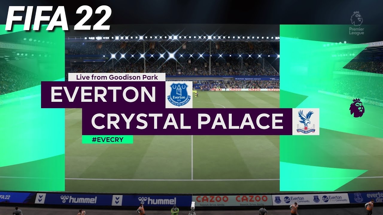 FIFA 22 - Everton vs Crystal Palace - 21/22 Premier League Season | PS4
