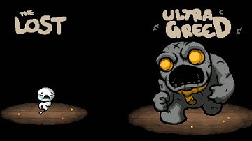 The Binding of Isaac: Afterbirth+ | Greedier Mode | Defeating Ultra Greed as The Lost (Last Floor)