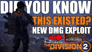 THIS IS SECRETLY MOST BROKEN GEAR SET IN THE GAME - NEW DAMAGE GLITCH/EXPLOIT | The Division 2 DPS