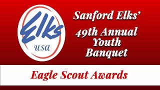 Sanford Elks Eagle Scout Awards