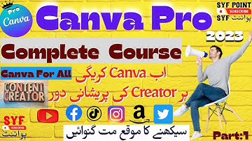 Canva Tutorial|Unleash Your Creativity with Canva|SYFP