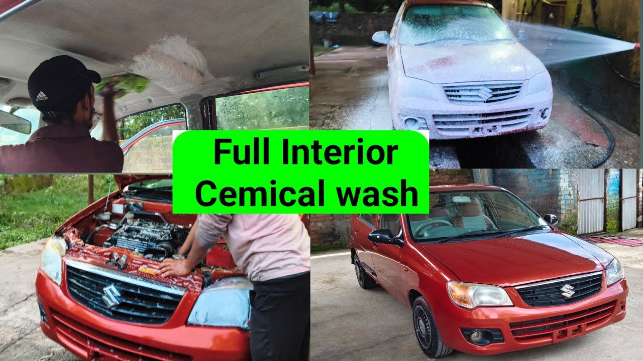 Alto K10 Full Interior Chemical Wash | Car Deep Cleaning Step by Step | Best price in india #carwash
