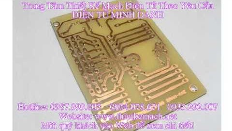 Điều Khiển Động Cơ DC Dùng L298 - Thiet Ke Mach Dien Tu