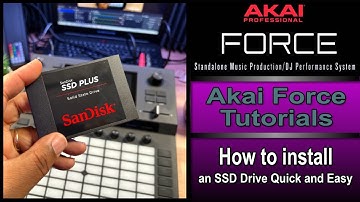 How to Install an SSD into Your AKAI Force Quick and Easy!!! 🤯
