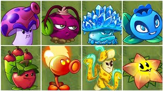 Plants Vs Zombies 2 Gameplay Purple & BlueVS Red & Yellow