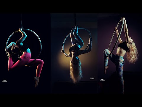 Athlet - Aerial Gymnastics Shooting Backstage - (ფოტო გადაღება)