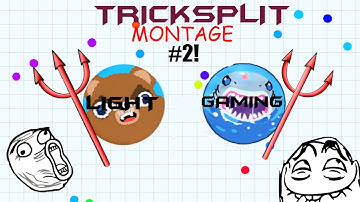 Agar.io // TRICKSPLIT MONTAGE // #2