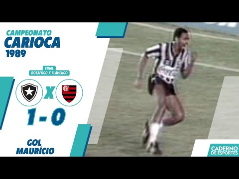 Gol de Maurício na Final do Carioca de 1989 / Narração de José Carlos Araújo