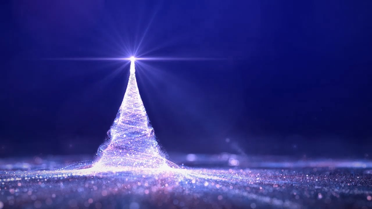 Animated Christmas Card Template - Glitter Tree - YouTube