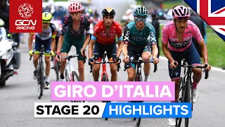 Drama In The High Mountains! | Giro D'Italia 2022 Stage 20 Highlights