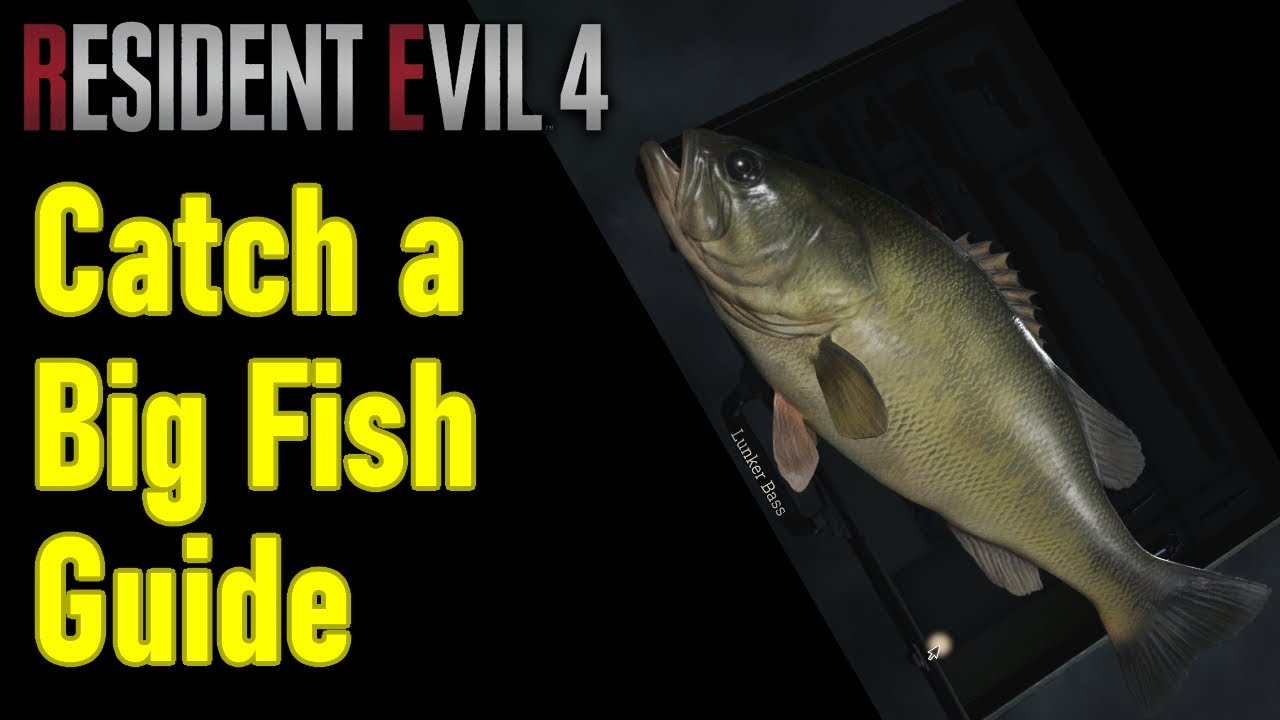 Resident Evil 4 remake catch me a big fish request, sell a lunker bass 