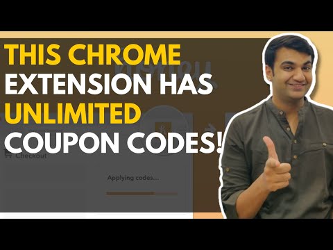 THIS CHROME EXTENSION HAS UNLIMITED COUPON CODES! #shorts #tech
