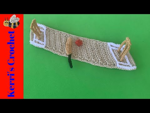 Crochet Cricket Pitch Tutorial – Crochet Applique Tutorial