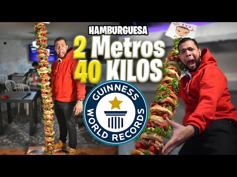 La Hamburguesa más GRANDE del MUNDO esta en TEPITO / Récord Guinness