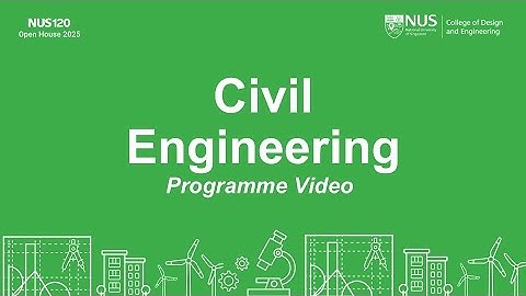 CDE e-Open House 2025: Civil Engineering (Programme Video)