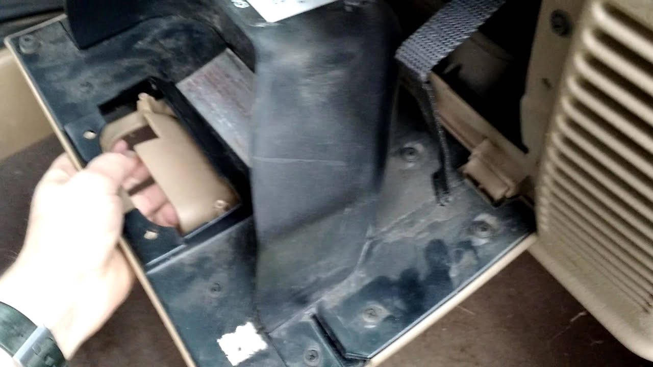 How to remove jeep wrangler glovebox - YouTube