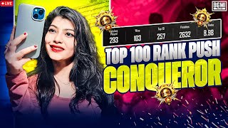 Conqueror Top 100 Lobby Bgmi Live With 