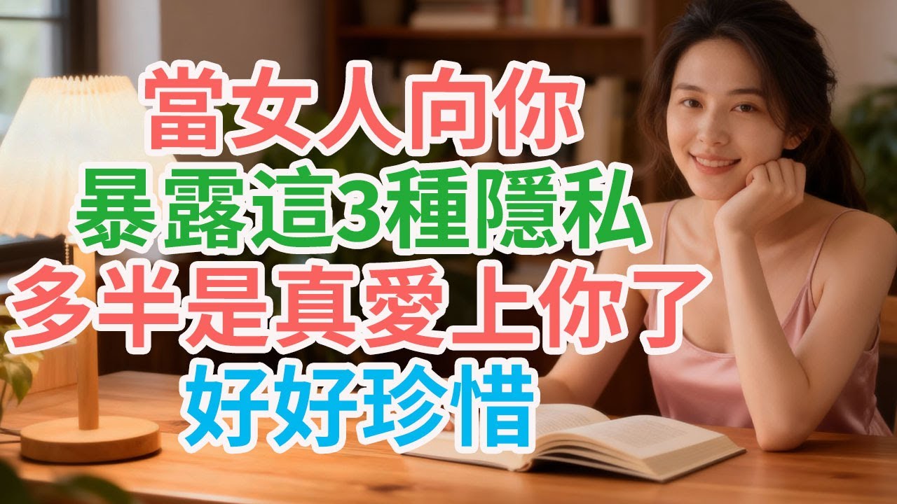女人向你暴露這3種隱私，多半就是真愛上你了，要好好珍惜.| #女人 #隱私 #真愛 #珍惜 #信任 #動心 #暴露 #過去 #傷 #感情 #獨立 #坦白 #接納 #理解 #素顏 #崩潰 #無助 #