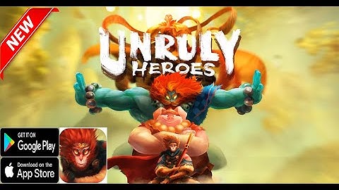 UNRULY HEROES MOBILE GAMEPLAY ANDROID IOS 2020