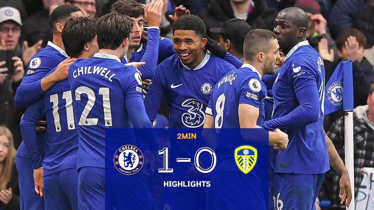 Chelsea v Leeds United (1-0) Highlights Premier League