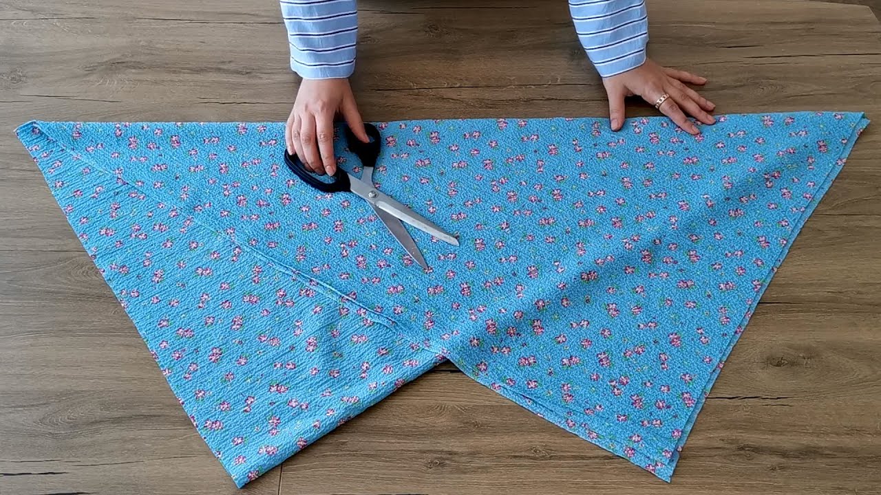 💙 Все, кто видел эту выкройку, думали что она готова! Пошаговое руководство по пошиву летнего платья