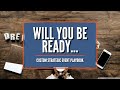 Will you be ready custom strategic event playbook