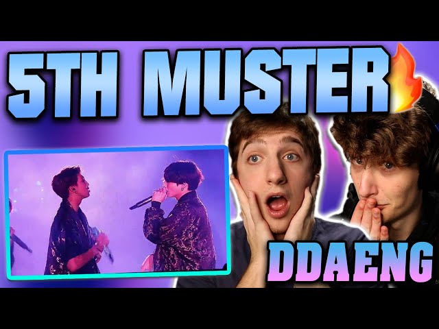 BTS - 'DDAENG' 5TH MUSTER 'MAGIC SHOP' in Seoul REACTION!! (Vocal Line Raps!) class=