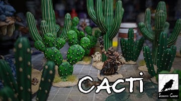 Cacti (Cactusus?) - Super quick paintjobs on some scatter terrain.